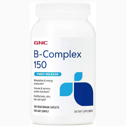 GNC - B-COMPLEX 150 Liberacion prolongada, 100 capsulas
