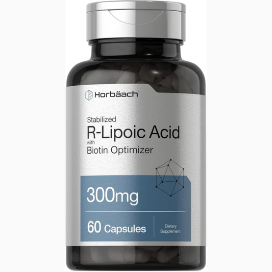 Horbaach - Ácido R-Lipoico 300mg Estabilizado | 60 Cápsulas