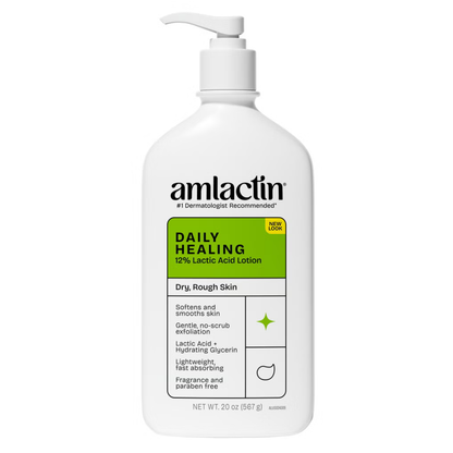 Amlactin -Loción corporal hidratante con 12 % de ácido láctico, 591 ml
