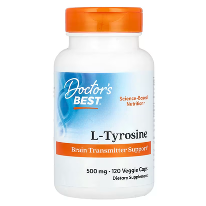 Doctor Best - L-Tyrosine 500mg,  120 capsulas vegetales