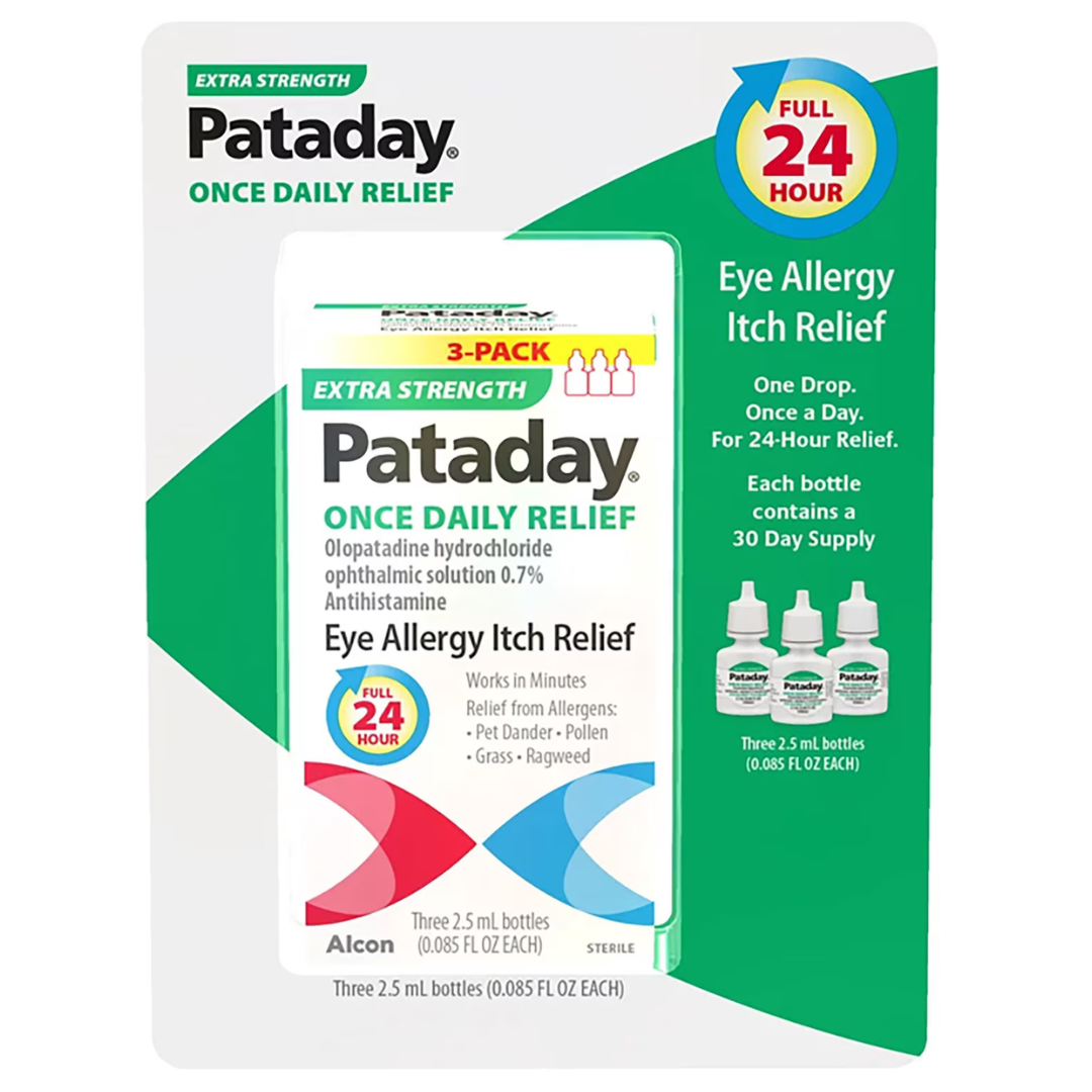 Pataday - Gotas oftálmicas Extra Fuertes - 2.5 ml, paquete de 3pk