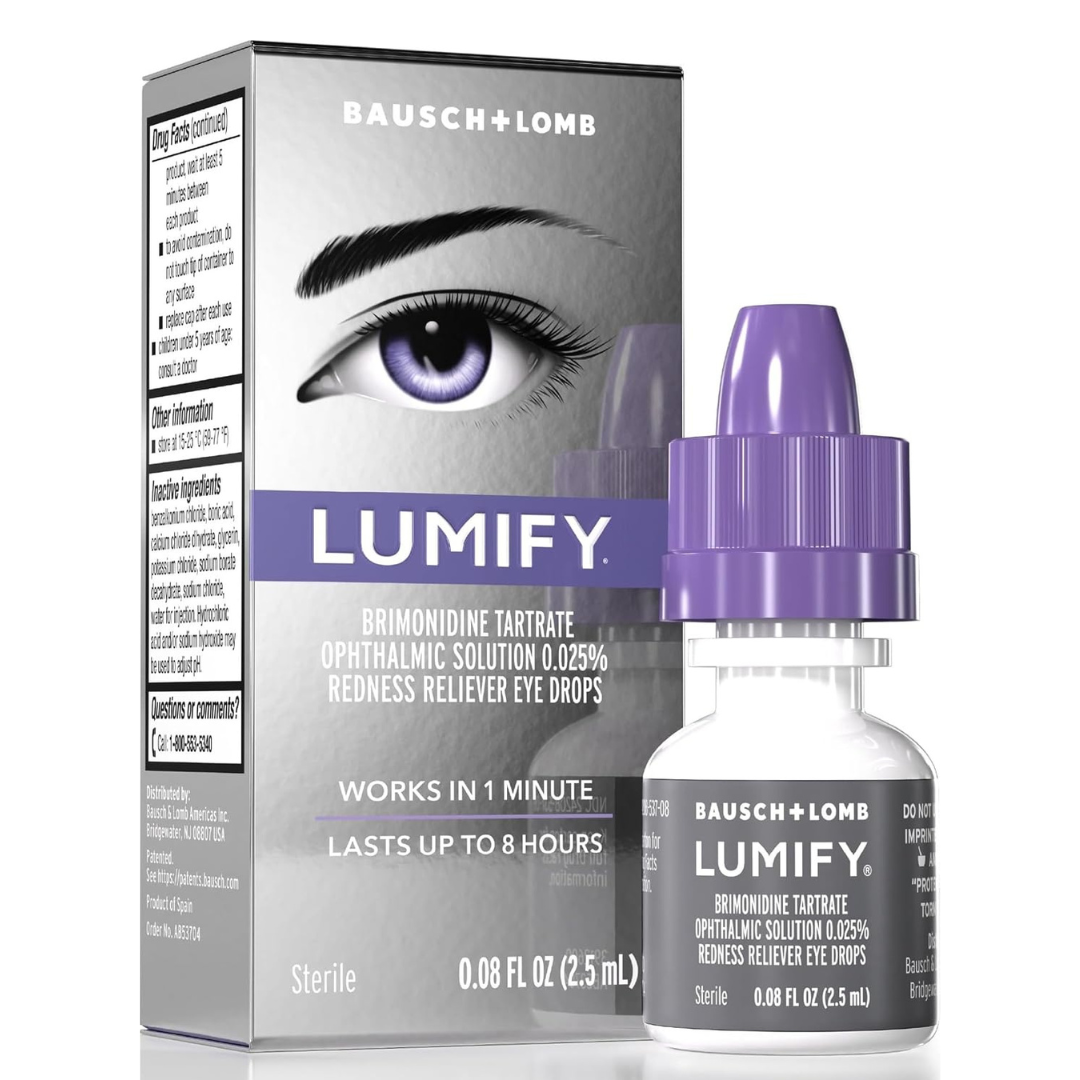 Bausch + Lomb - Lumify Gotas para los ojos para aliviar el enrojecimiento, 2.5ml