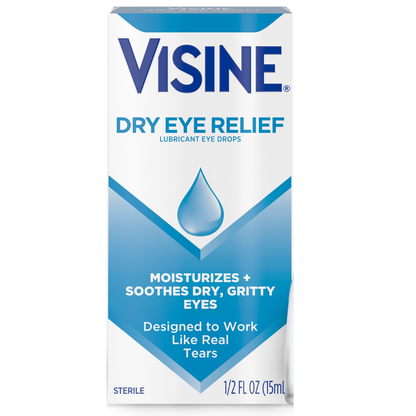 Visine - Gotas lubricantes para el alivio de la sequedad ocular, 15 ml