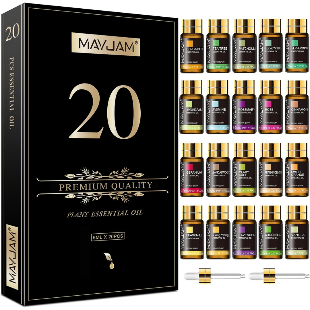 MAYJAM - aceites esenciales puros Árbol de té 20 unidades de 5ml