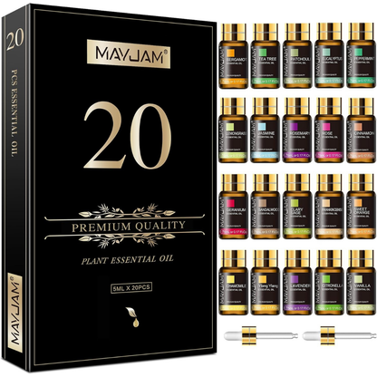 MAYJAM - aceites esenciales puros Árbol de té 20 unidades de 5ml