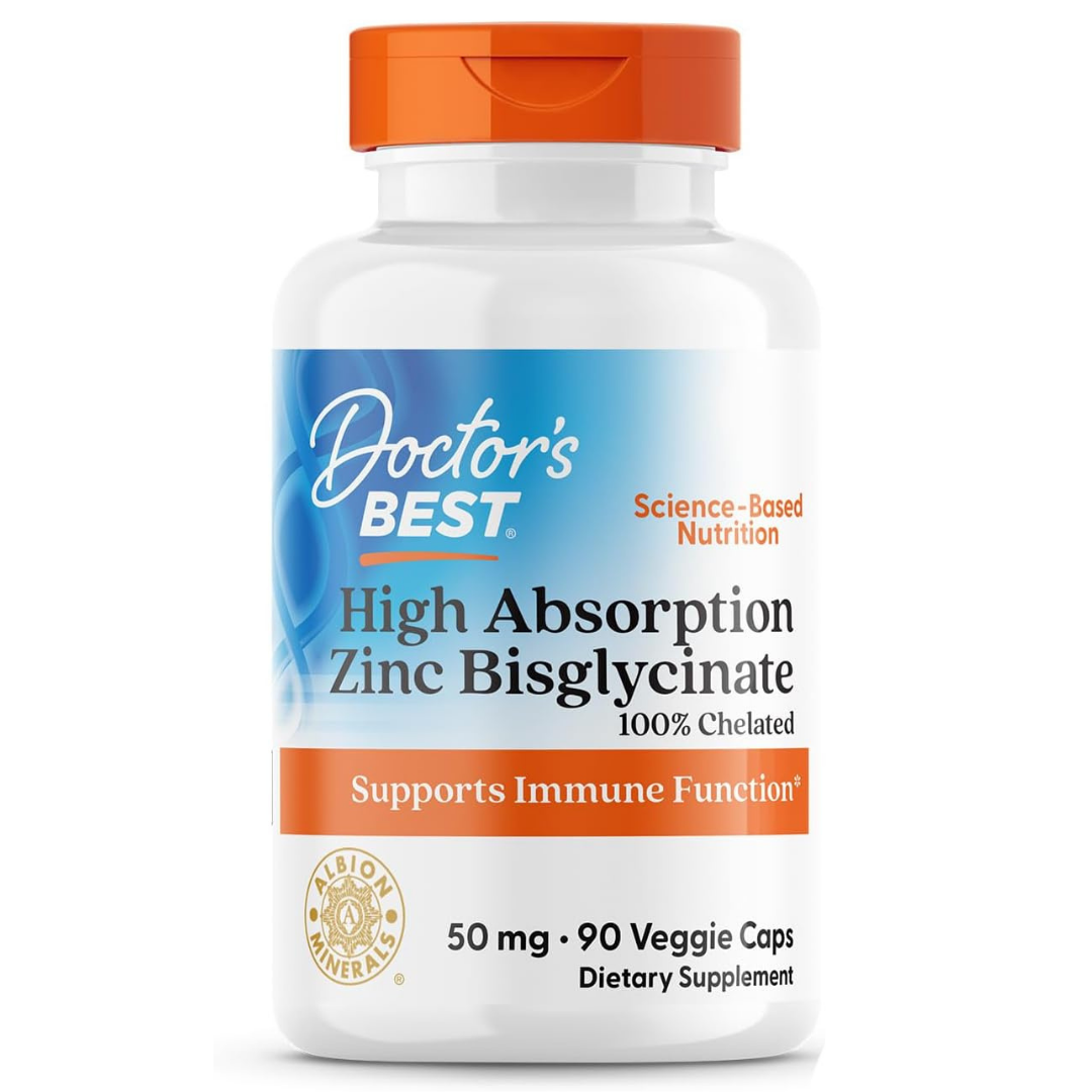 Doctor Best- Zinc Bislgycinato 50mg, 90 capsulas