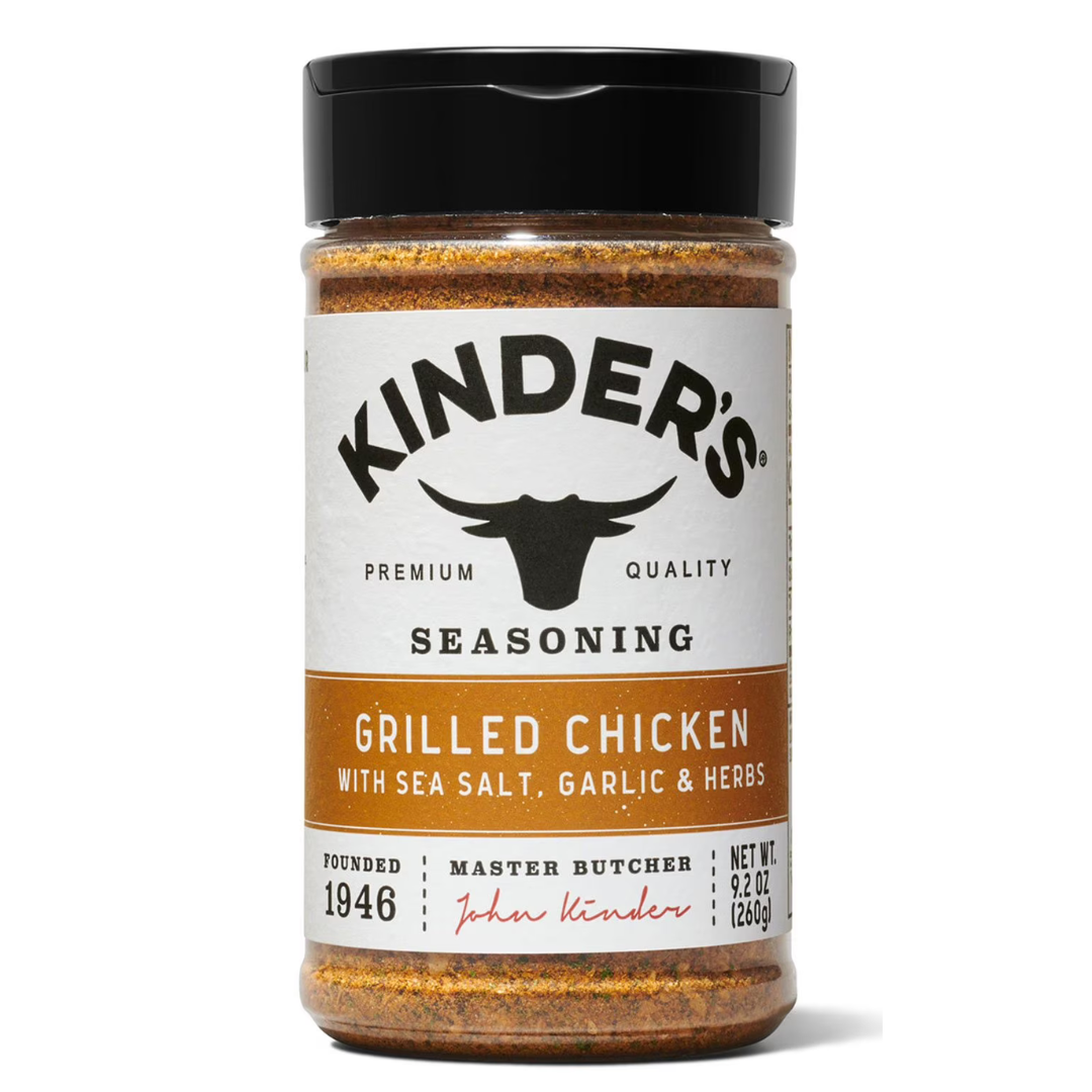 Kinder's - Condimento para pollo a la parrilla Kinder's, 260 g