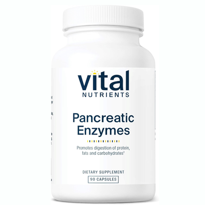 Vital Nutrients - Pancreatic Enzymes, 90 capsulas