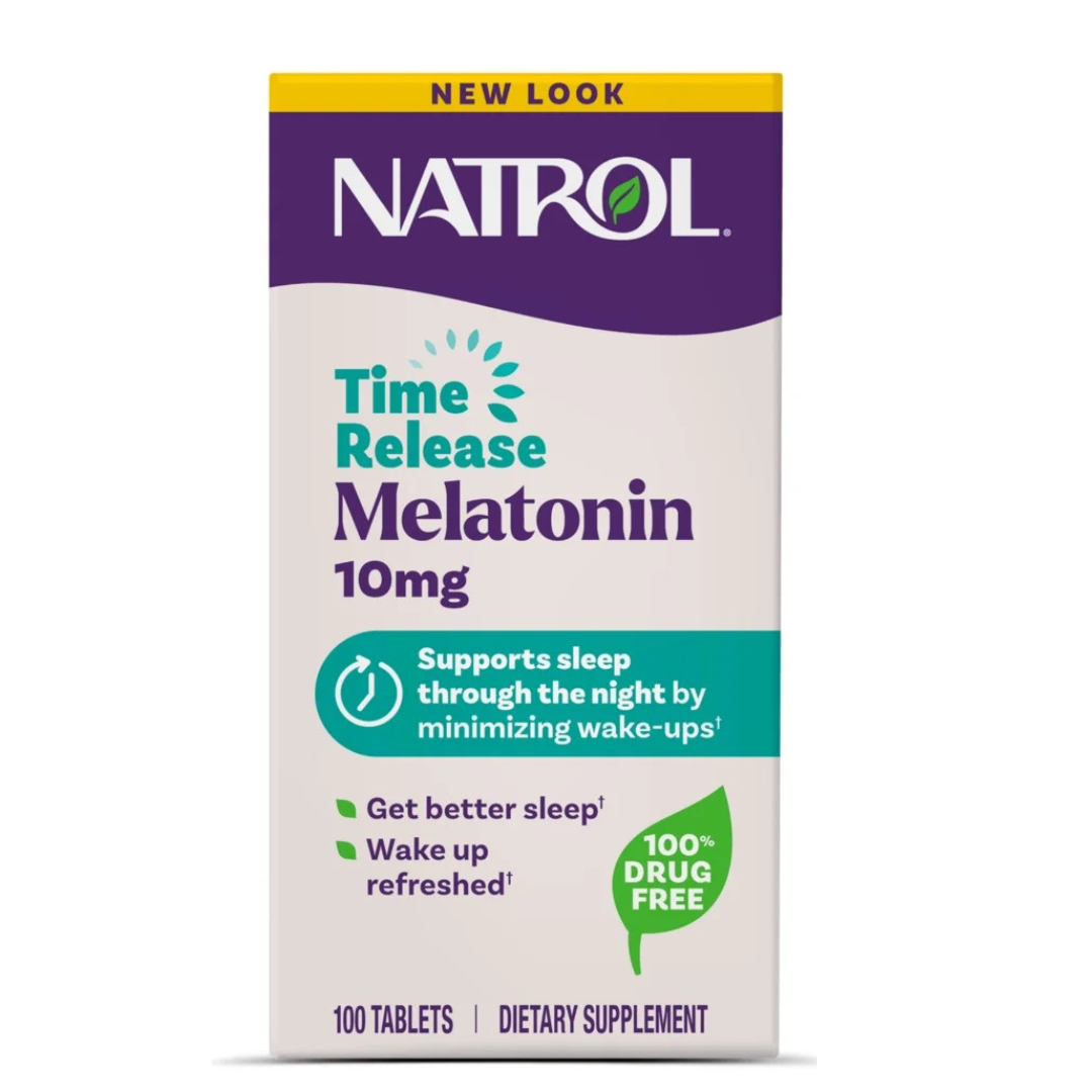 MELATONINA NATROL 10MG. ADVANCED SLEEP- TIME RELEASE en TABLETAS