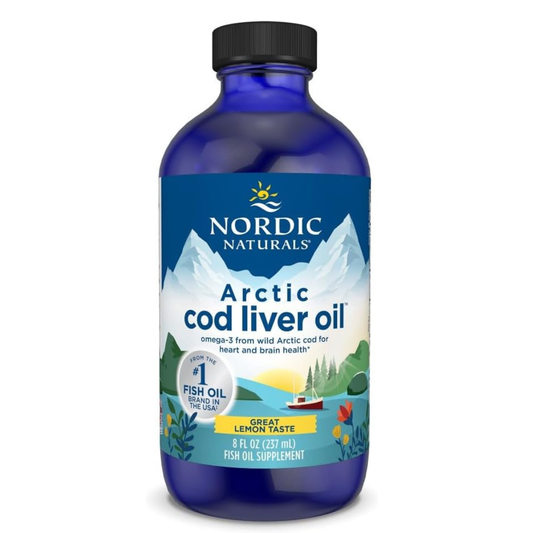 Nordic Naturals - Arctic cod liver oil, sabor limon - 237ml