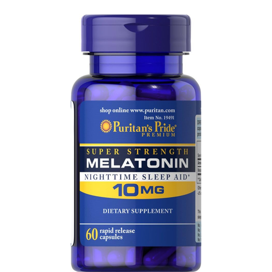 Melatonina de 10 Mg  Puritans Pride  Tabletas