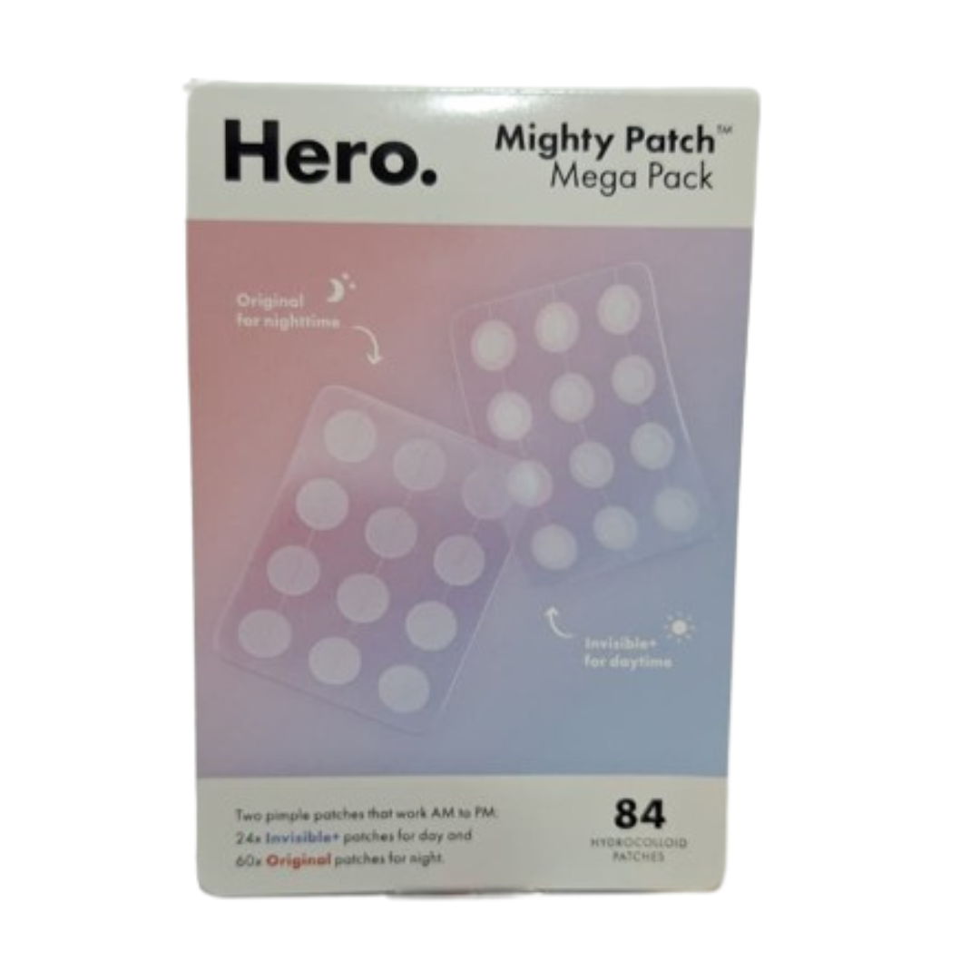 Parches de Acne Mighty Patch de Hero Cosmetics  contiene 84 parches Invisible