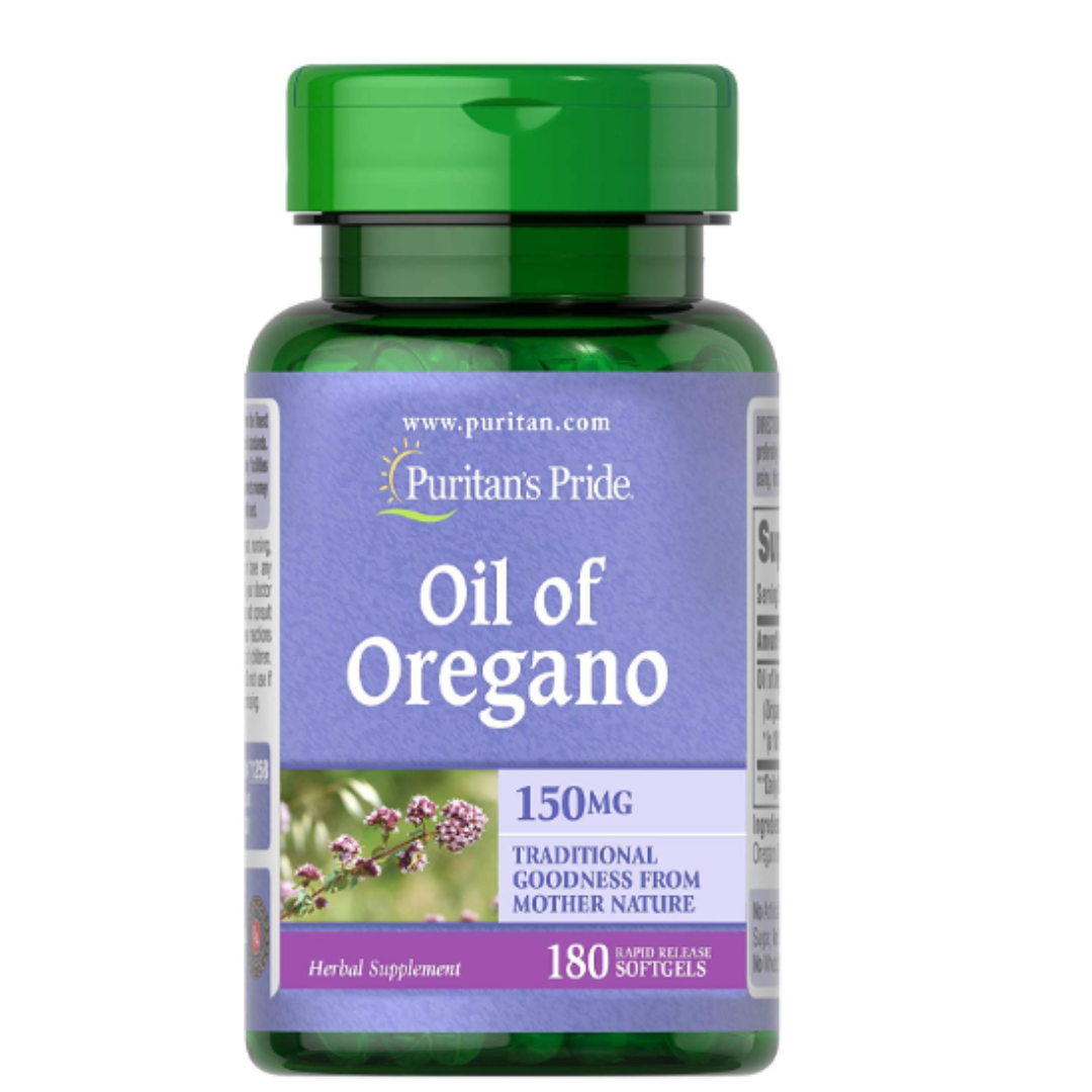 Aceite de orégano 150 mg  en cápsulas - Puritan's Pride