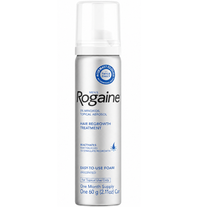 ROGAINE MEN ESPUMA - 60G - EVITA CAIDA DE CABELLO