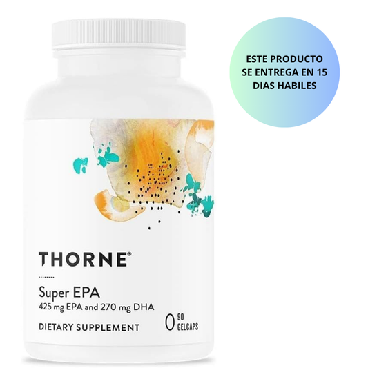 Thorne - Super EPA 425mg EPA y 270mg DHA, 90 capsulas