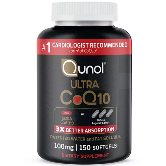 Qunol Ultra CoQ10, 100mg,  150/180 capsulas