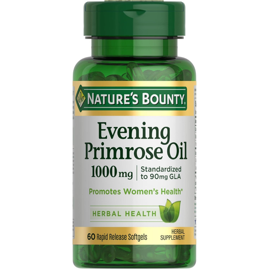 Natures Bounty Evening Primrose Oil 1000mg 60 rapid softgel