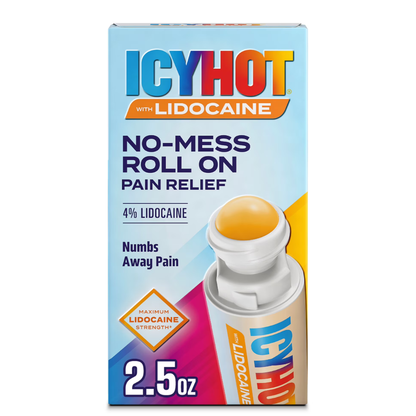 Icy Hot  Lidocaina  Roll-On - alivia  el dolor  - 73ml