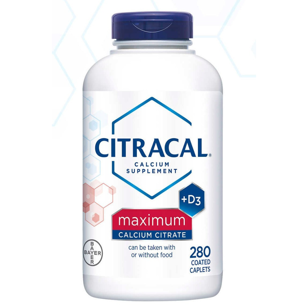 Citracal - Citrato de Calcio y Vitamina D3 - 280 tabletas