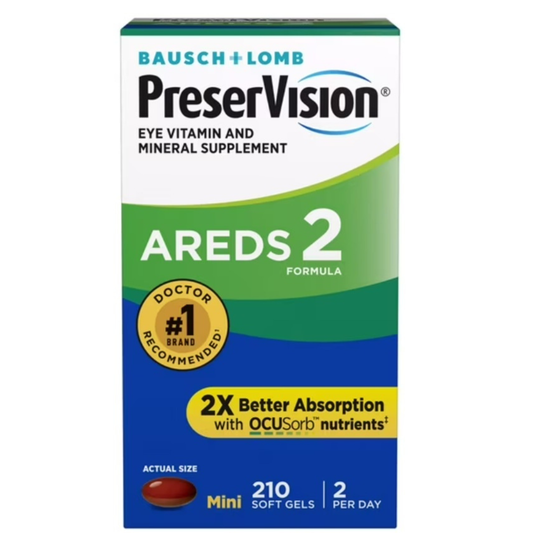 Bausch + Lomb PreserVision AREDS 2 Formula Supplemento 210 Capsulas de gel