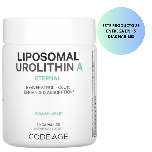Codeage, Liposomal Urolithin A, Eternal, 60 Capsulas
