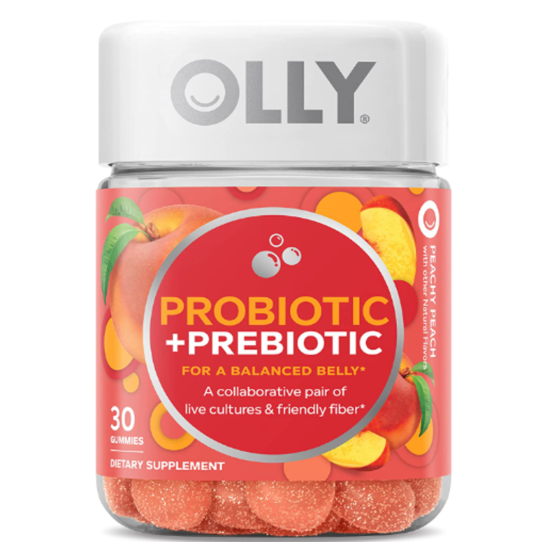 OLLY - Gomitas de probióticos + prebióticos , 30 gomitas
