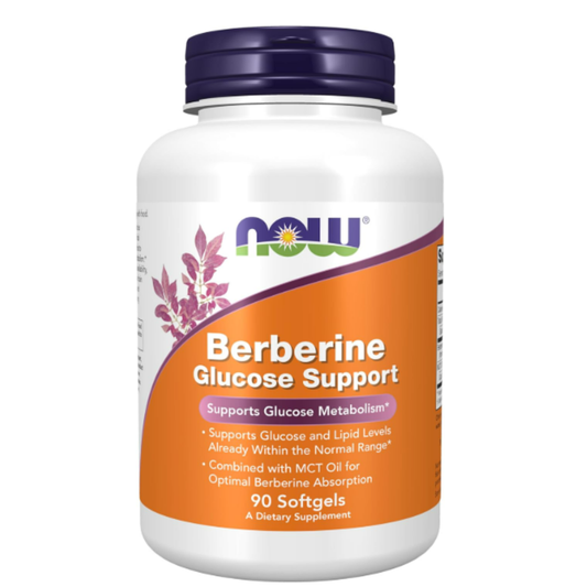Now - Berberine glucosa support , 90 capsulas