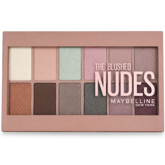 Set de Sombras The Blushed Nudes Maybelline