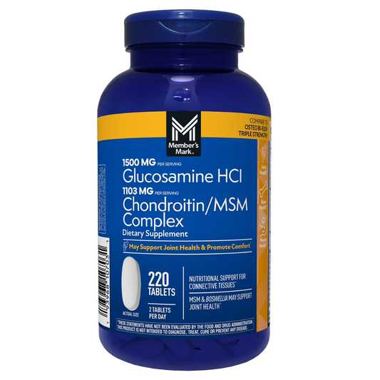 Glucosamina Chondroitin SMS 220 tabletas - MEMBER S MARK
