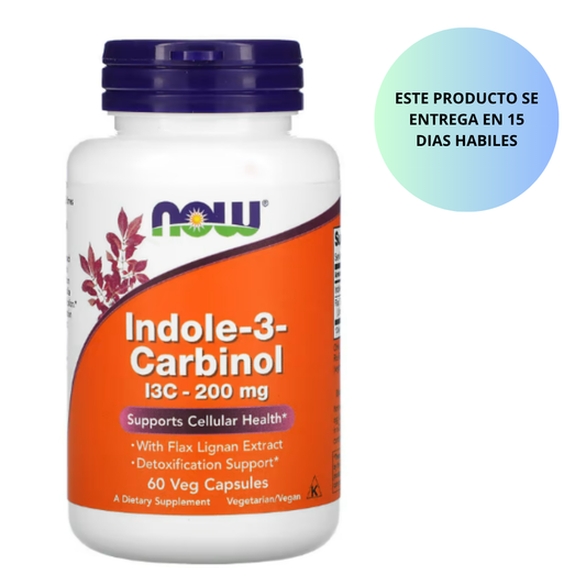 NOW, Indol-3-Carbinol, 200 mg, 60 Cápsulas