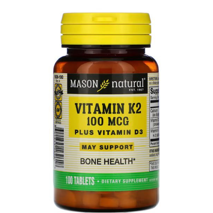 Mason Natural K2 100 mcg -100 tabletas
