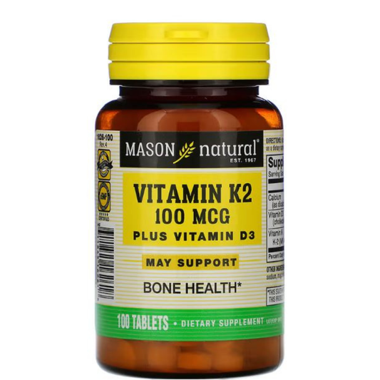 Mason Natural K2 100 mcg -100 tabletas
