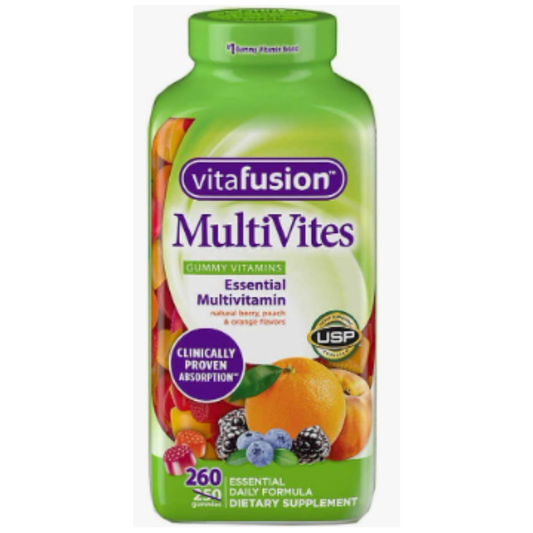 Vitafusion MultiVites - Vitaminas en gomitas  260 unidades.