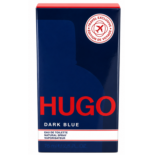 HUGO BOSS DARK BLUE - Perfume para hombre EDT,  75ML