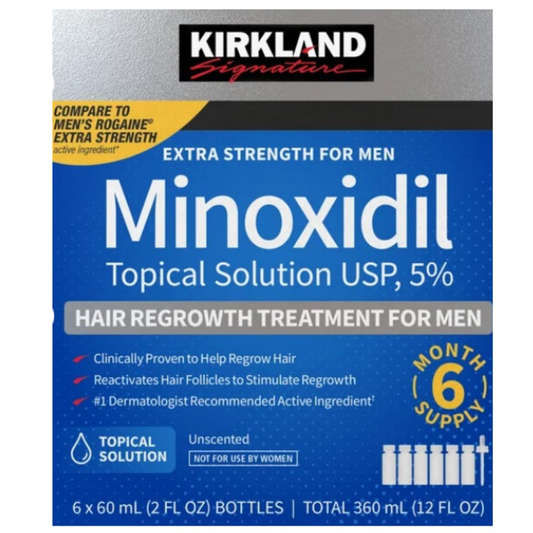 Minoxidil Topical Solution - Kirkland - 60 ml