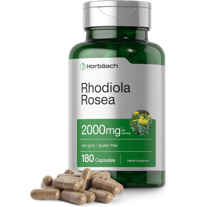 Horbäach Cápsulas de Rhodiola Rosea | 180 unidades