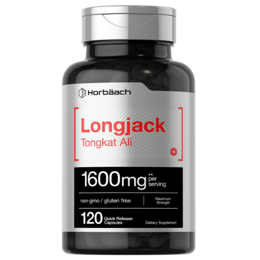 Longjack Tongkat Ali 1600 mg. 120 cápsulas - Horbaach