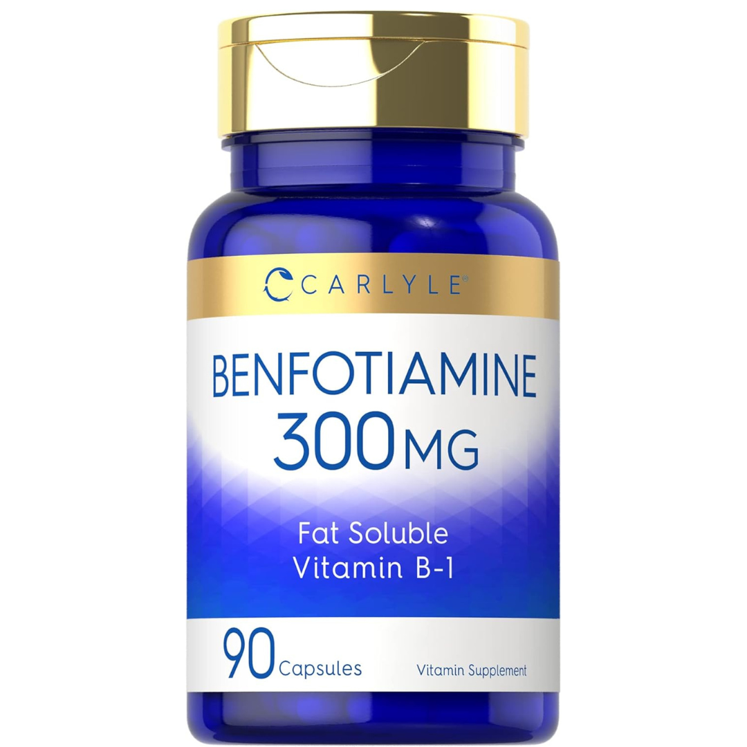 Carlyle Benfotiamina 300mg ,90 Cápsulas - vitamina B-1