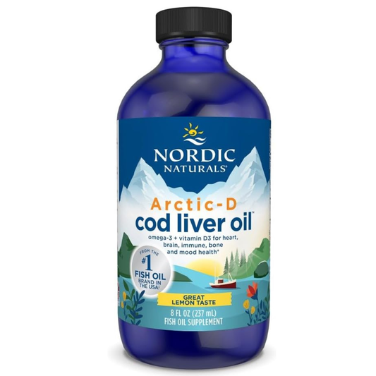 Nordic Naturals Arctic-D Cod Liver Oil, 237 ml