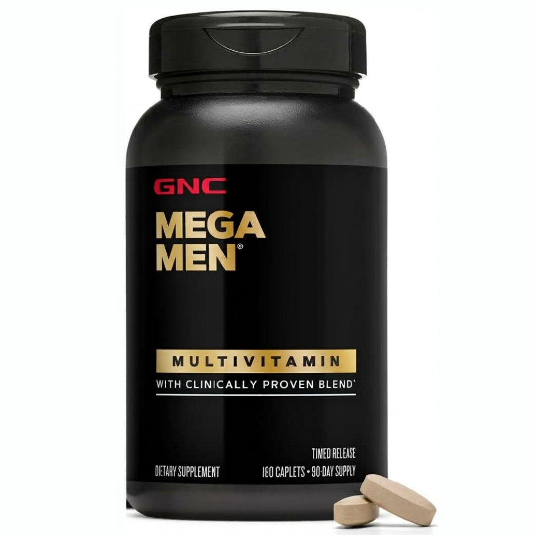 GNC Mega Men Multivitaminico  para hombres, 180 Tabletas