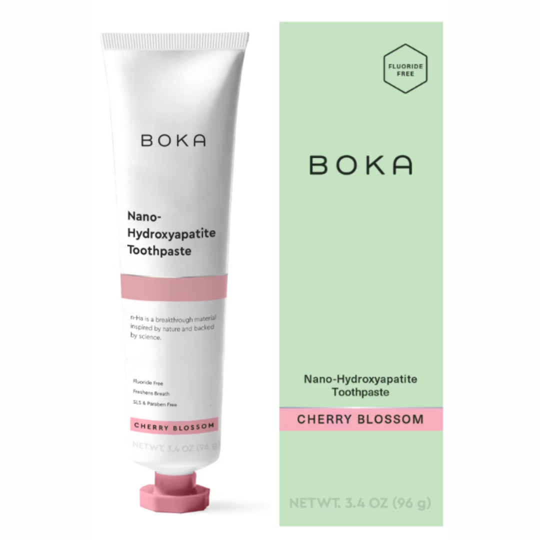 Boka Pasta dental con Probioticis y  Nano Hydroxyapatite sin Fluor Dental  Citrus Mint 96 gr.