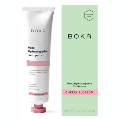 Boka Pasta dental con Probioticis y  Nano Hydroxyapatite sin Fluor Dental  Citrus Mint 96 gr.