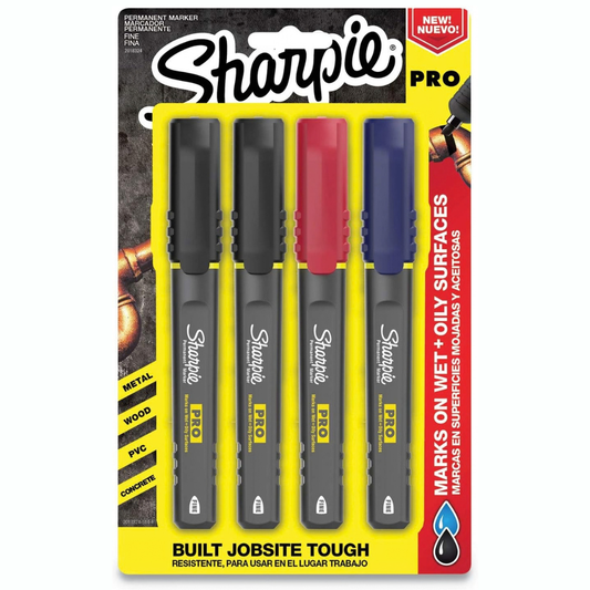 Sharpie Pro - Marcadores permanentes , 4 unidades