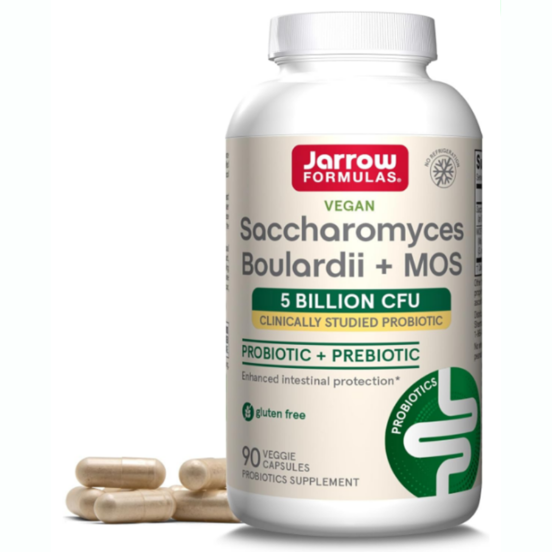 Jarrow Formulas Saccharomyces Boulardil + MOS 5 billion , 90 capsulas