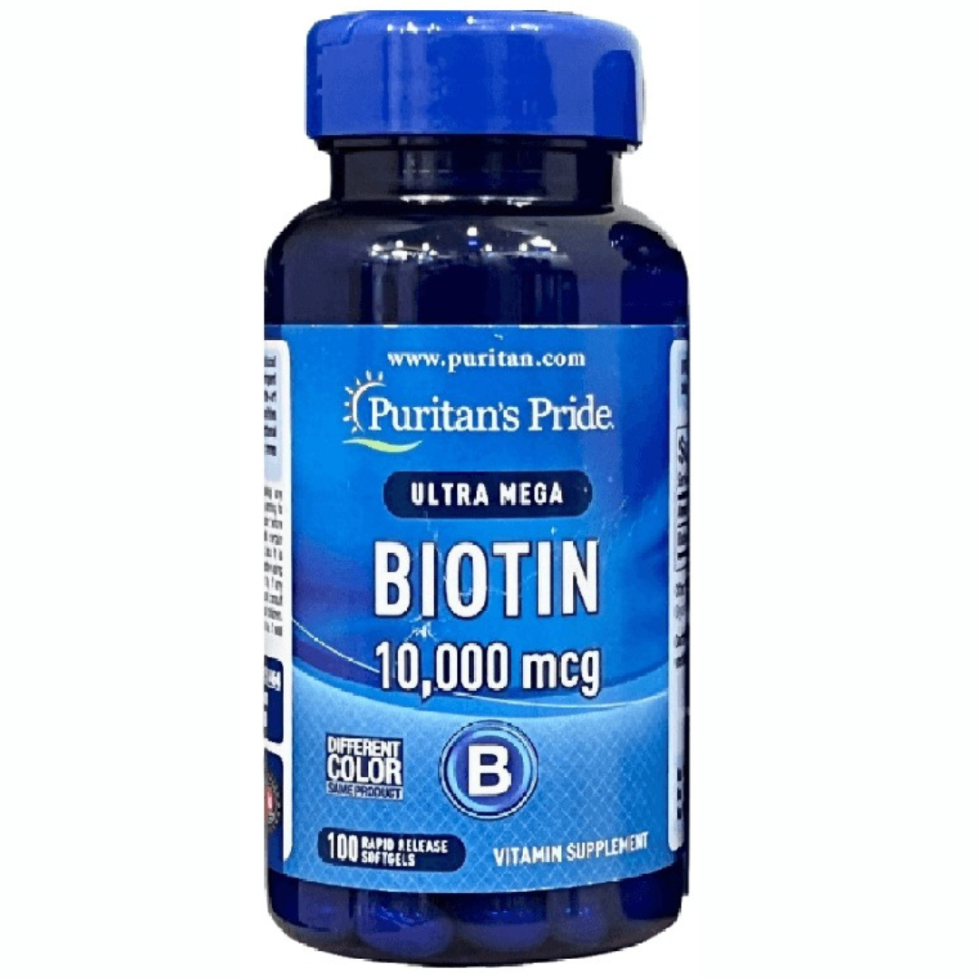 BIOTIN PURITAN'S PRIDE - 10,000 mcg