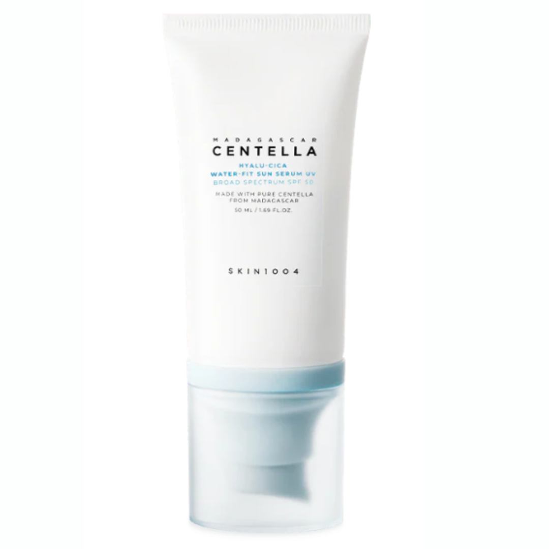 Madagascar Centella - Hyalu-Cica Water-Fit Sun Serum UV SPF 50 Pack doble, 50ml