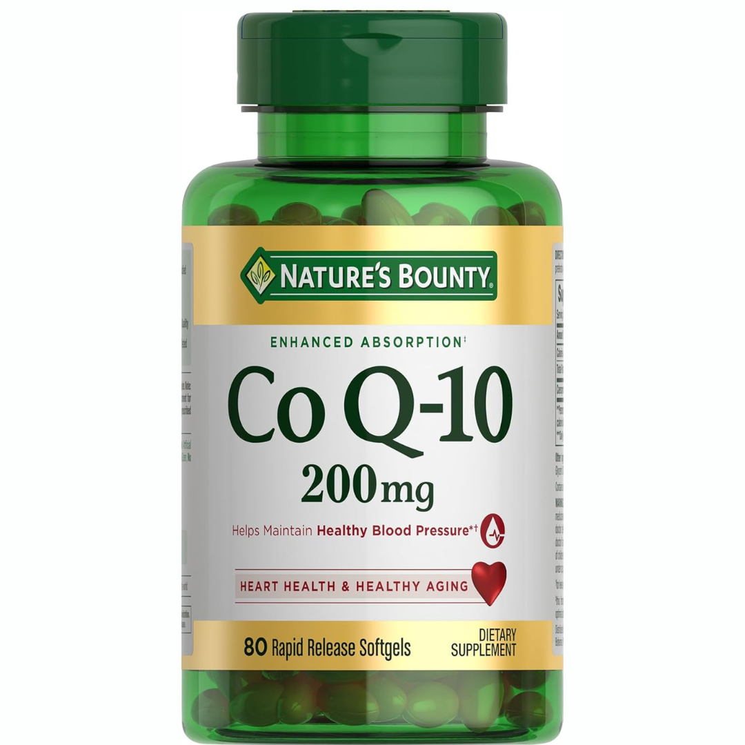 Nature's Bounty CoQ10  de 200 mg. alta absorbcion 80 cápsulas blandas,