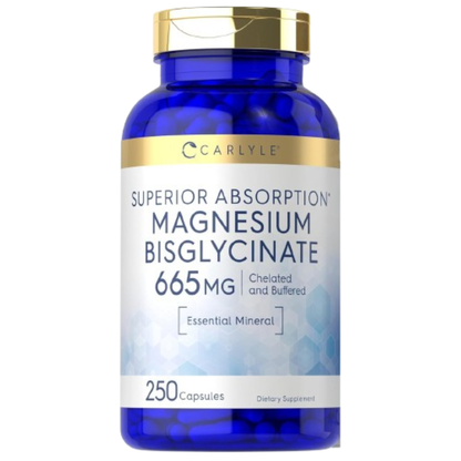 Carlyle Bisglicinato de magnesio tamponado 665 mg | 250 cápsulas