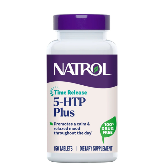 5 HTP Plus  Natrol   100 mg. Mood + Relaxation  - 150 Tabletas