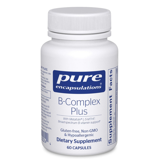 Pure Encapsulations - B- complex plus, 60 capsulas